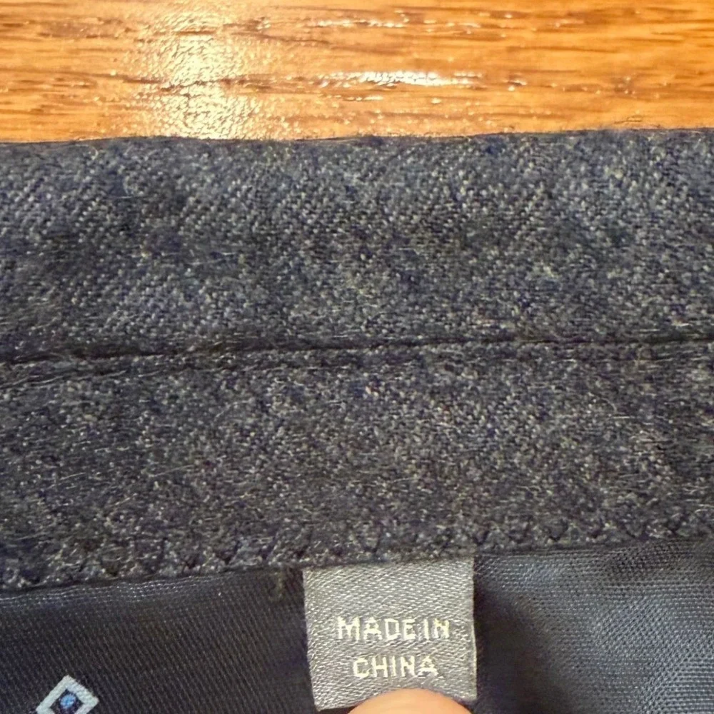 Bonobos Marzotto Italian Wool Blazer Jacket Mens 38R Blue Stretch Slim Fit